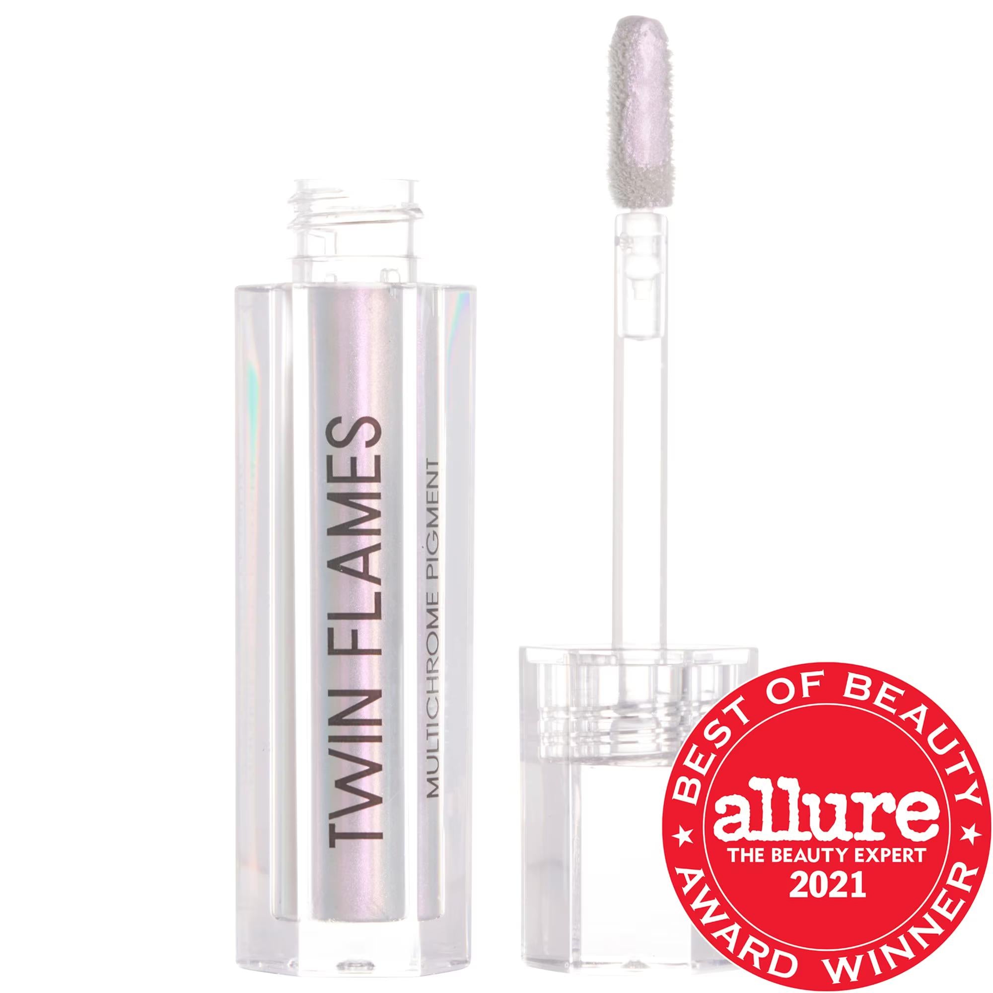 Twin Flames High-Impact Liquid Eyeshadow: Dual Chrome, Vegan, Cruelty-Free, Long-Lasting Color Shift for Eyes, Lips, & Cheeks - Allure Best of Beauty Twin Flames Liquid Eyeshadow: Dual Chrome, Vegan & Long-Lasting Liquid eyeshadow, Dual chrome eyeshadow, Color shift eyeshadow, Vegan liquid eyeshadow, Cruelty-free eyeshadow, Long-lasting eyeshadow, Multi-use pigment, Ethereal eyeshadow, High pigment eyeshadow, Allure Best of Beauty eyeshadow, Eyeshadow, Eye makeup, Lip pigment, Cheek pigment, Vegan makeup, C