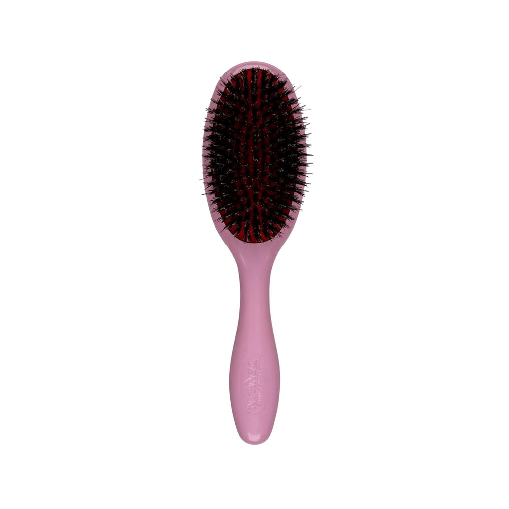 Denman D81S Mini Style & Shine Smoother Hair Brush Pink Crush