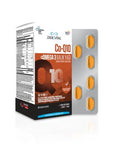 Zade Vital Co-Q10 Omega 3 Dietary Supplement for Heart Health - 30 Capsules, Antioxidant Support Zade Vital Co-Q10 Omega 3 Supplement for Heart Health Coenzyme Q10 supplement, Omega 3 fatty acids, Dietary supplement for heart health, Antioxidant supplement, Fish oil capsules, Health supplements, Nutritional support, Heart health support, Energy production support, Healthy lifestyle, Wellness products