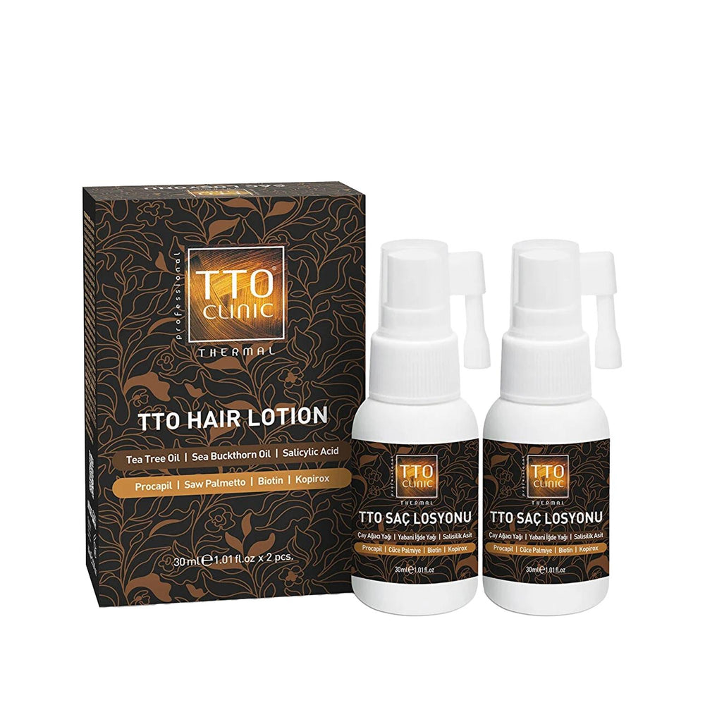 TTO Clinic Hair Loss Lotion 30ml - Promotes Hair Growth, Strengthens Hair Follicles - Face Serum