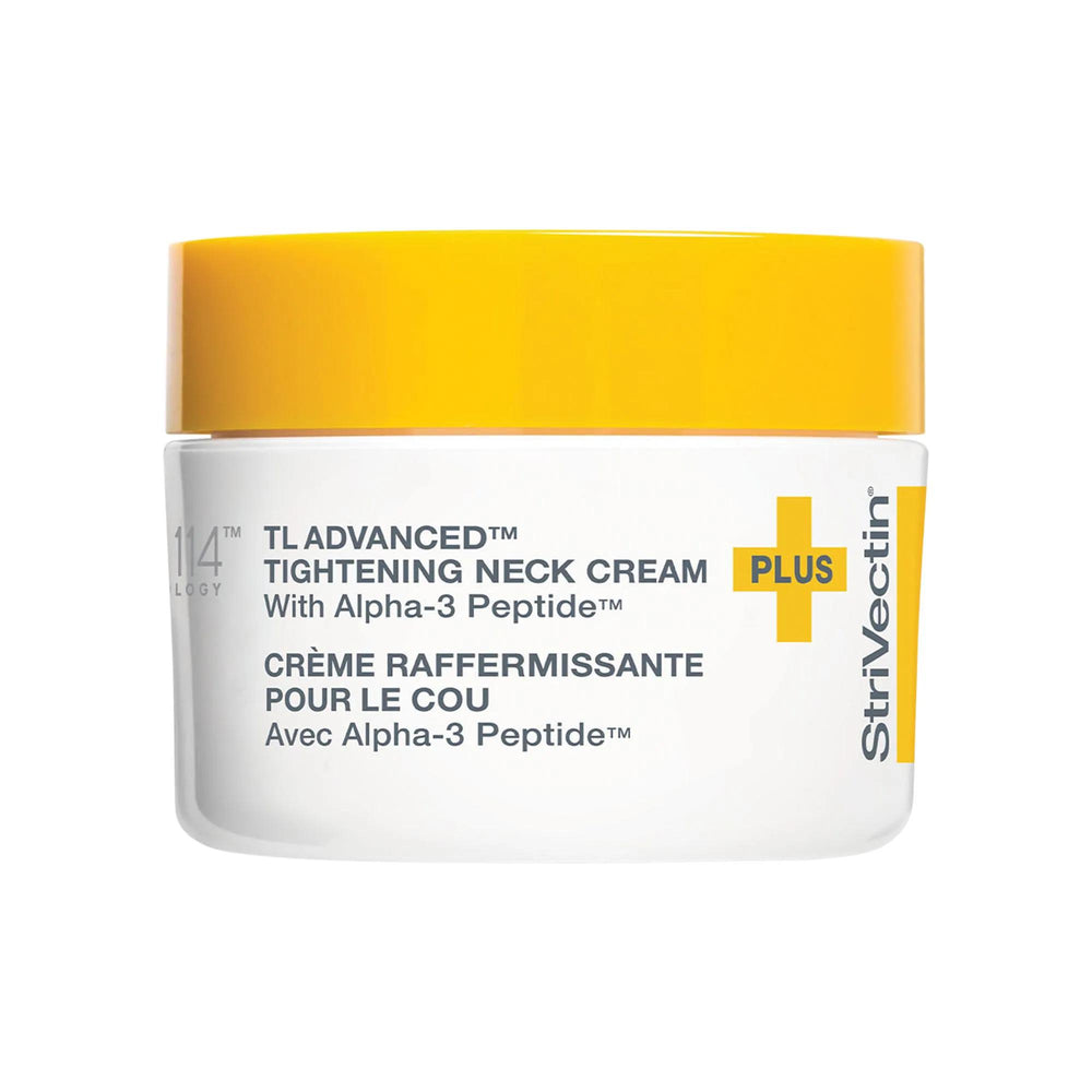 StriVectin TL Advanced Tightening Neck Cream PLUS with Alpha-3 Peptide - Anti-Aging, Cruelty-Free Neck Cream for Fine Lines & Wrinkles StriVectin TL Advanced Neck Cream - Anti-Aging & Firming neck cream, anti-aging skincare, cruelty-free skincare, wrinkle reduction, tightening and firming, StriVectin, skincare for neck and décolleté, fine lines and wrinkles, loss of firmness, clean skincare, sensitive skin friendly, décolleté care, neck care, advanced skincare, cream formulation