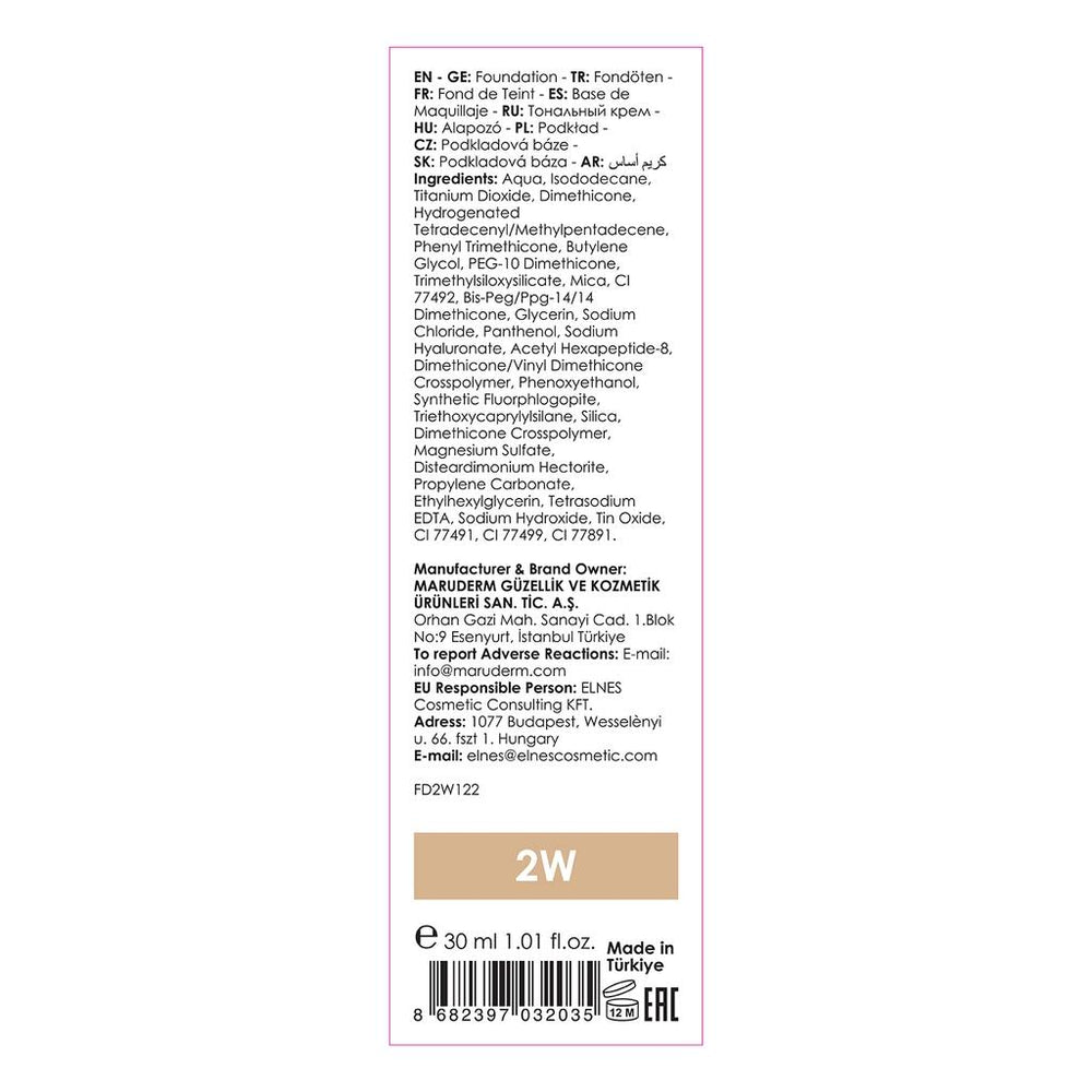 Maruderm Make Up Your Shades Foundation 2W 30ml