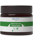 Bonafel Pet Dental Chews for Cats and Dogs - Natural Oral Health Supplement with Green Tea, Mint, and Omega 3-6 Bonafel Pet Dental Chews - Natural Oral Health for Cats & Dogs Pet dental chews, Oral health for cats and dogs, Natural pet dental care, Dental health supplements for pets, Pet oral hygiene products, Green Tea, Mint, Omega 3-6, Salmon Oil, Probiotics, Cat dental care, Dog dental care, Natural pet supplements
