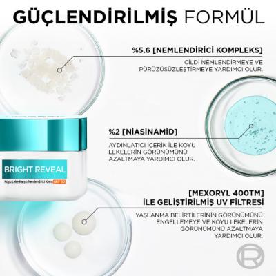 Loreal Paris Bright Reveal Dark Spot Cream - SPF 50 | 50 ml - view 5