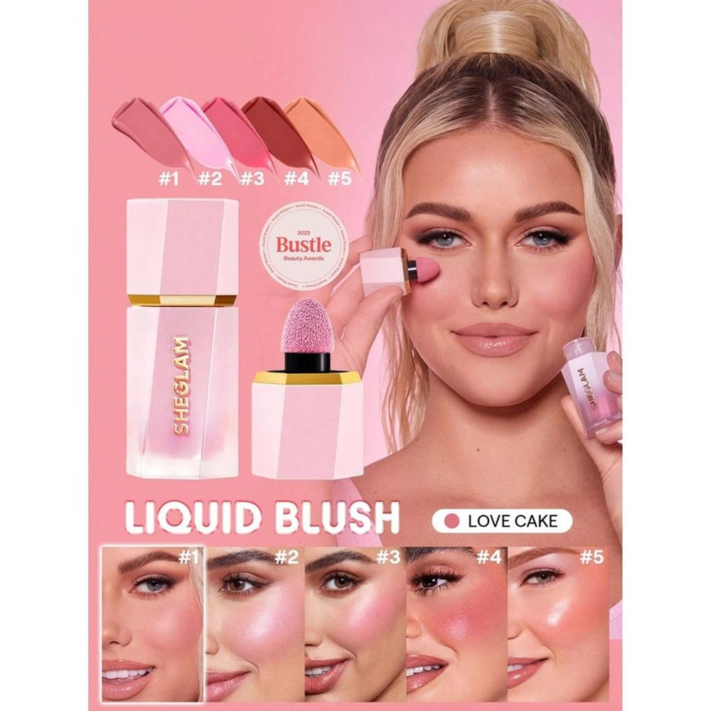 Sheglam Color Bloom Matte Liquid Blush in Love Cake