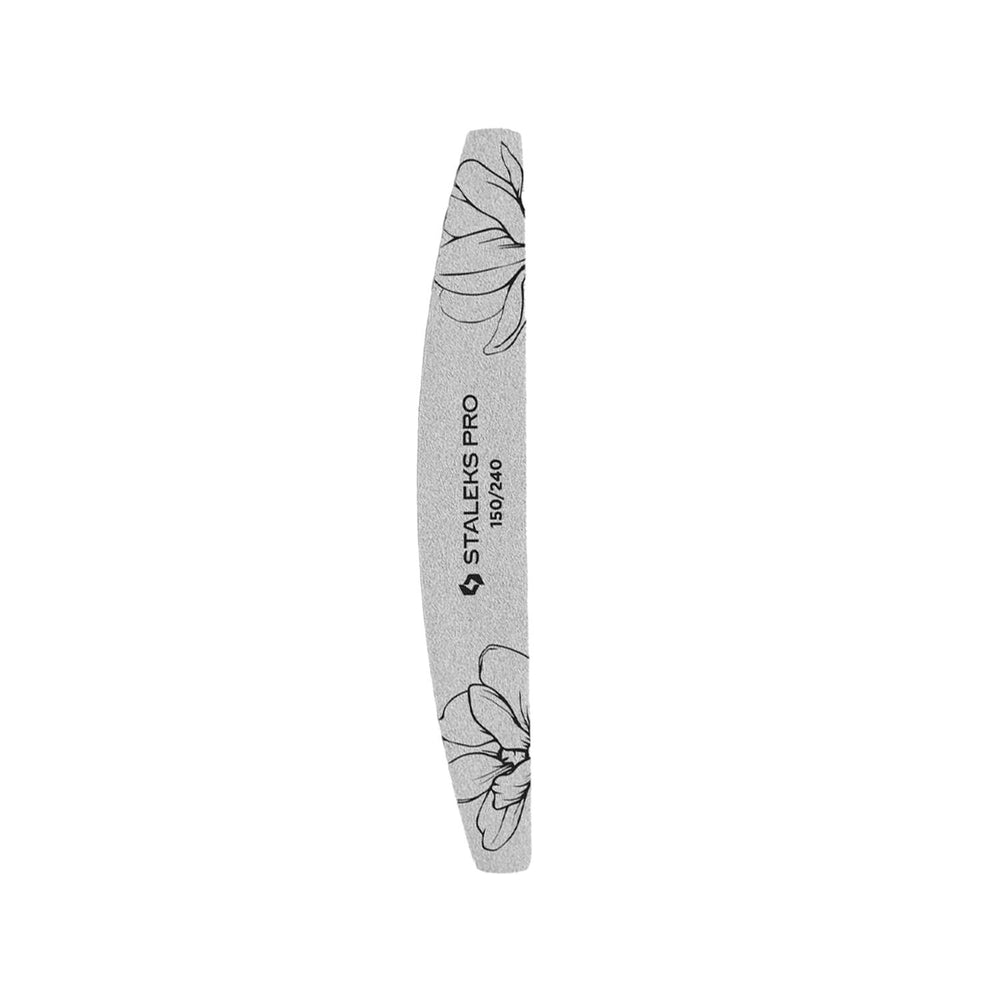 STALEKS Expert 40 Half-Moon Paper Nail File 150/240 Grit 25 pcs