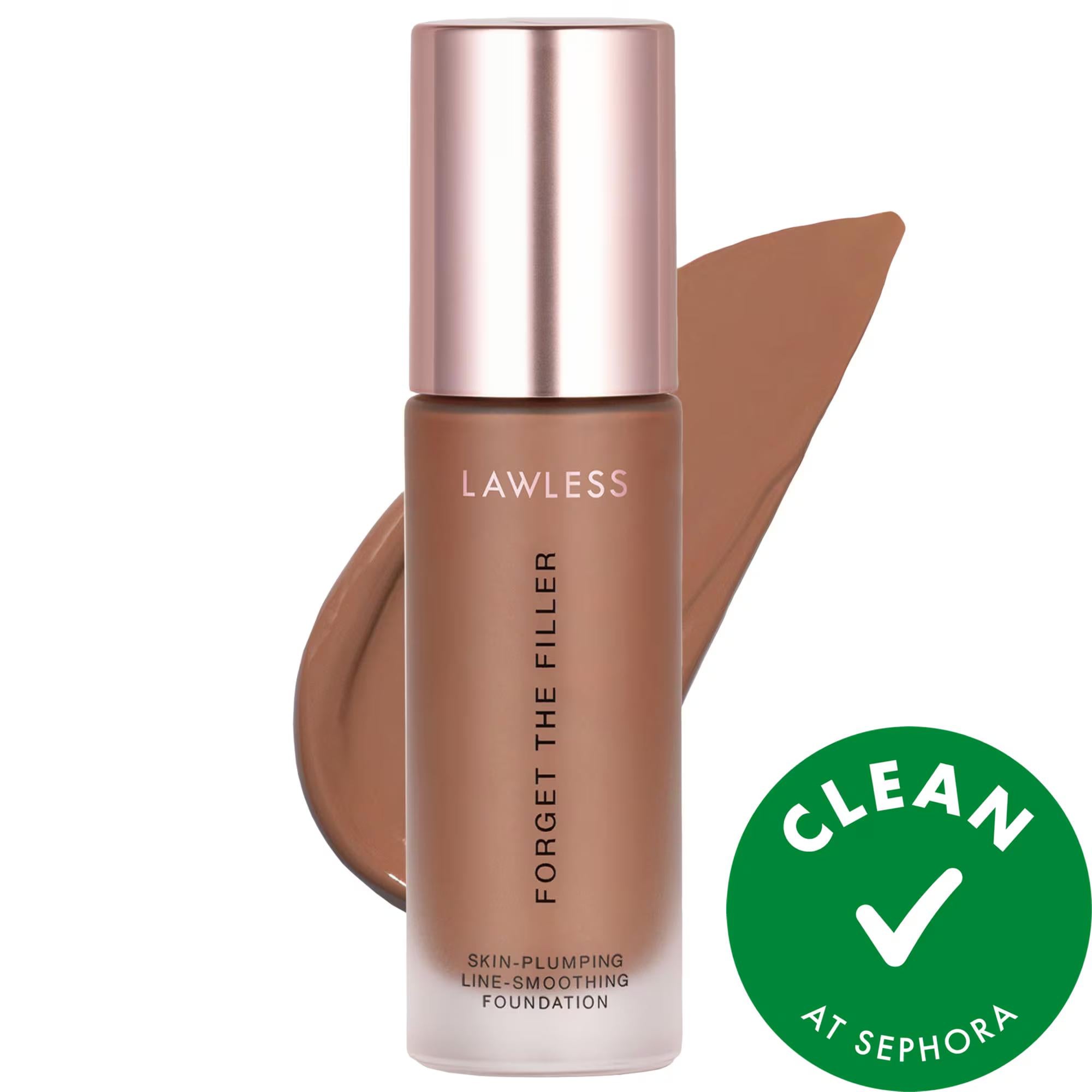 Forget The Filler: Skin-Plumping Line-Smoothing Foundation - Full Coverage, Anti-Aging, Vegan & Cruelty-Free Formula Forget The Filler Foundation: Full Coverage, Anti-Aging & Vegan full coverage foundation, anti-aging foundation, vegan foundation, cruelty-free foundation, skin smoothing foundation, line smoothing foundation, long lasting foundation, non-acnegenic foundation, dermatologist tested foundation, hyaluronic acid foundation, foundation, makeup, face makeup, anti-aging skincare, sensitive skin, acn