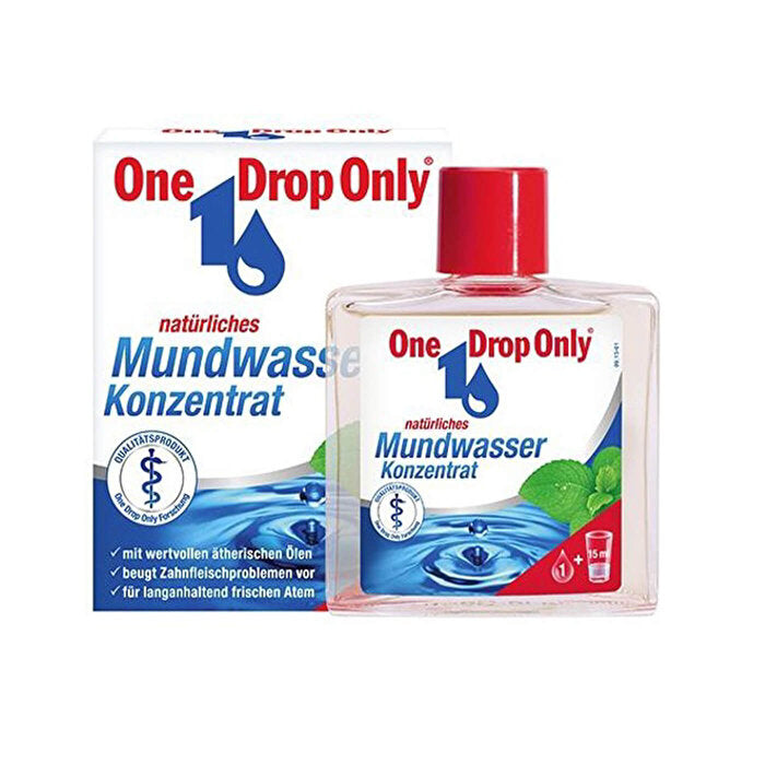 One Drop Only Concentrated Mouthwash with Essential Oils - Natural Oral Care, Fresh Breath, FSC-Certified Packaging - image 2