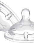 Chicco Natural Feeling Baby Bottle Nipple for 4 Months+ - Flexible, Comfortable, and Natural Feeding Experience