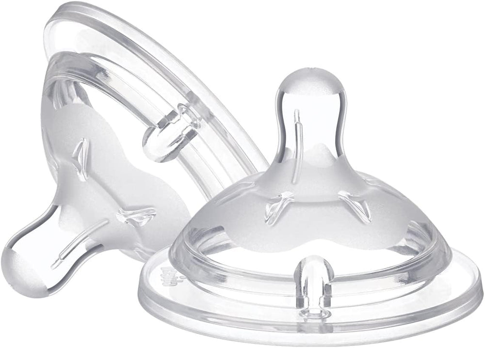 Chicco Natural Feeling Baby Bottle Nipple for 4 Months+ - Flexible, Comfortable, and Natural Feeding Experience
