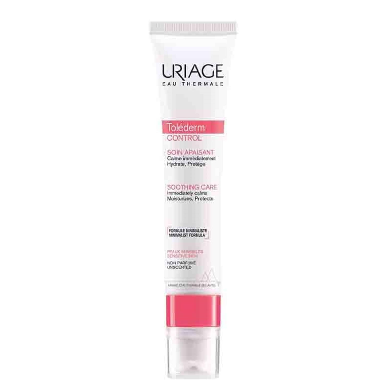 Uriage Uriage Tolederm Control Moisturizing Cream for Sensitive Skin - Fragrance-Free, Dermatologically Tested - 1.35 fl