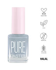 Pastel Pure 610 Nail Polish 13ml - Vegan & Cruelty-Free Nail Polish with Thick Brush for Easy Application