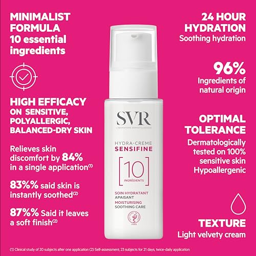 SVR Sensifine Hydra Moisturizing Cream for Dehydrated and Dry Skin 40ml