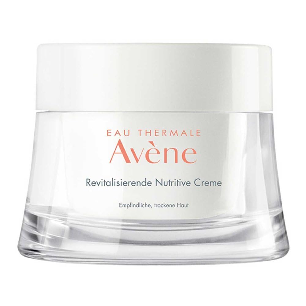 Avene Moisturizing Cream for Dry &amp; Sensitive Skin - Rich Hydration &amp; Nourishment with Vitamin E &amp; Thermal Water