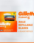 Gillette Fusion Replacement Razor Blades - 4 Count | Comfort Shaving