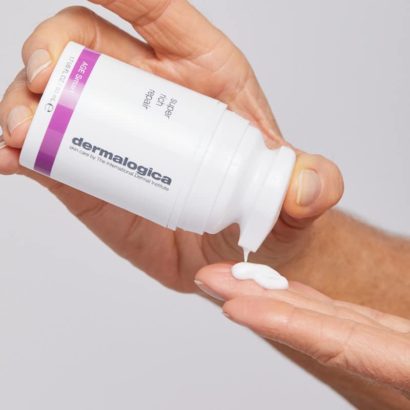 Dermalogica Super Rich Repair Moisturizer for Mature and Dry Skin - Anti-Aging Hydrating Moisturizer with Natural Ingred