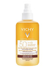 Vichy Capital Soleil Solar Protective Water SPF50 Sunscreen Spray - Water-Resistant, Antioxidant-Rich, SPF50 Protection