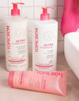 Topicrem Gentle Exfoliating Scrub for All Skin Types - Soap-Free, Jojoba Beads, 200ml