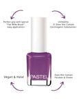 Pastel Vegan Nail Polish - Cruelty-Free, Non-Toxic, and High-Coverage - 13ml