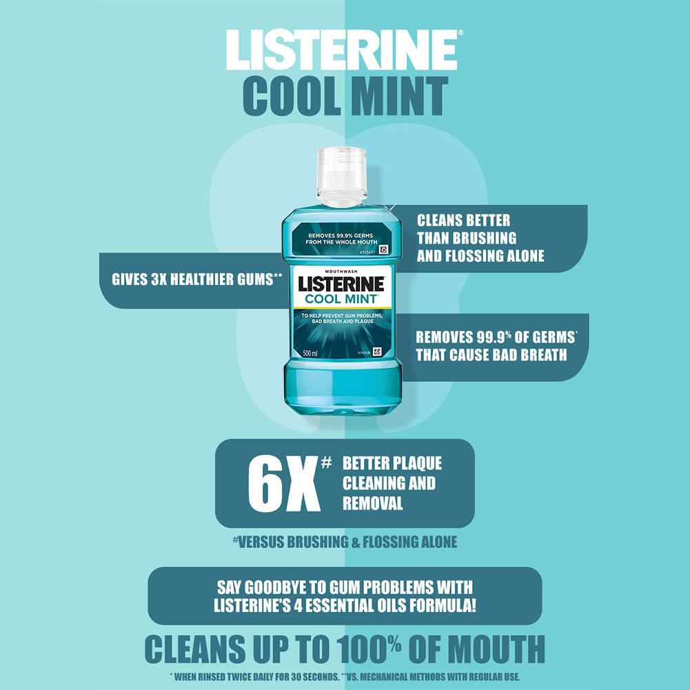 Listerine Cool Mint 500ml Oral Care Water