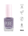 Pastel Pure 606 Vegan Nail Polish - Cruelty-Free, Chemical-Free Cosmetics, 13ml