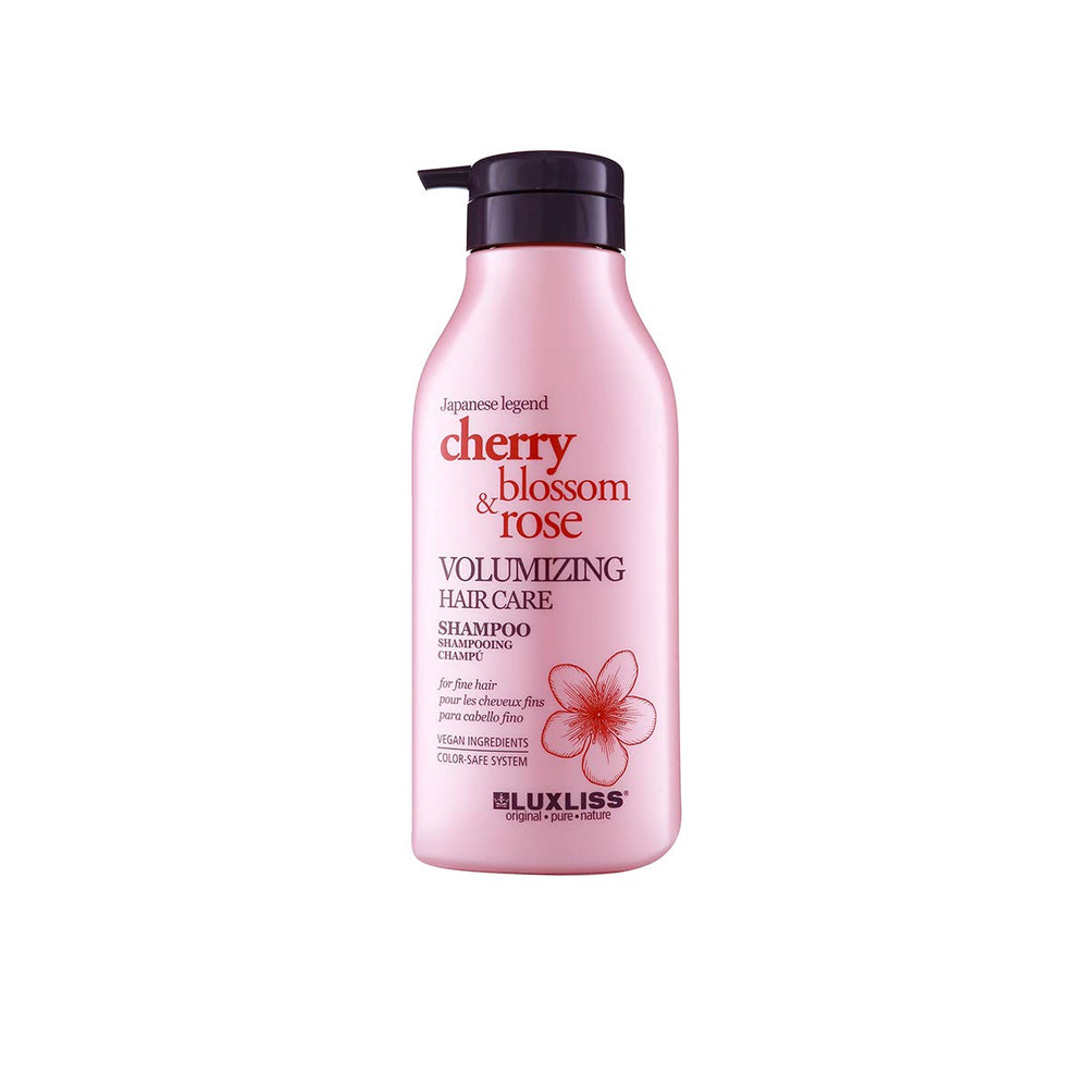 Luxliss Cherry Blossom Rose Volumizing Hair Care Shampoo 500 ml