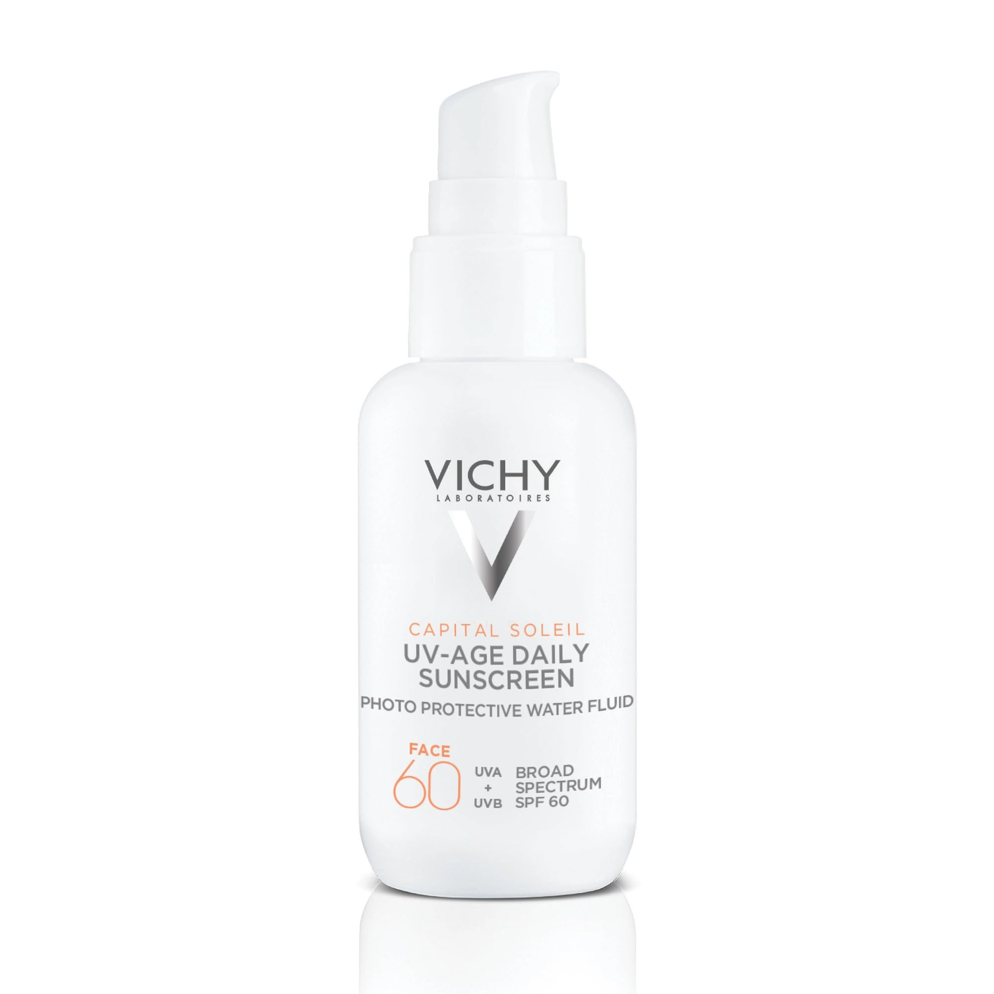 Vichy Ideal Soleil Emulsion SPF 50 - Water-Resistant, Hypoallergenic Face Sunscreen for Sensitive &amp; Oily Skin