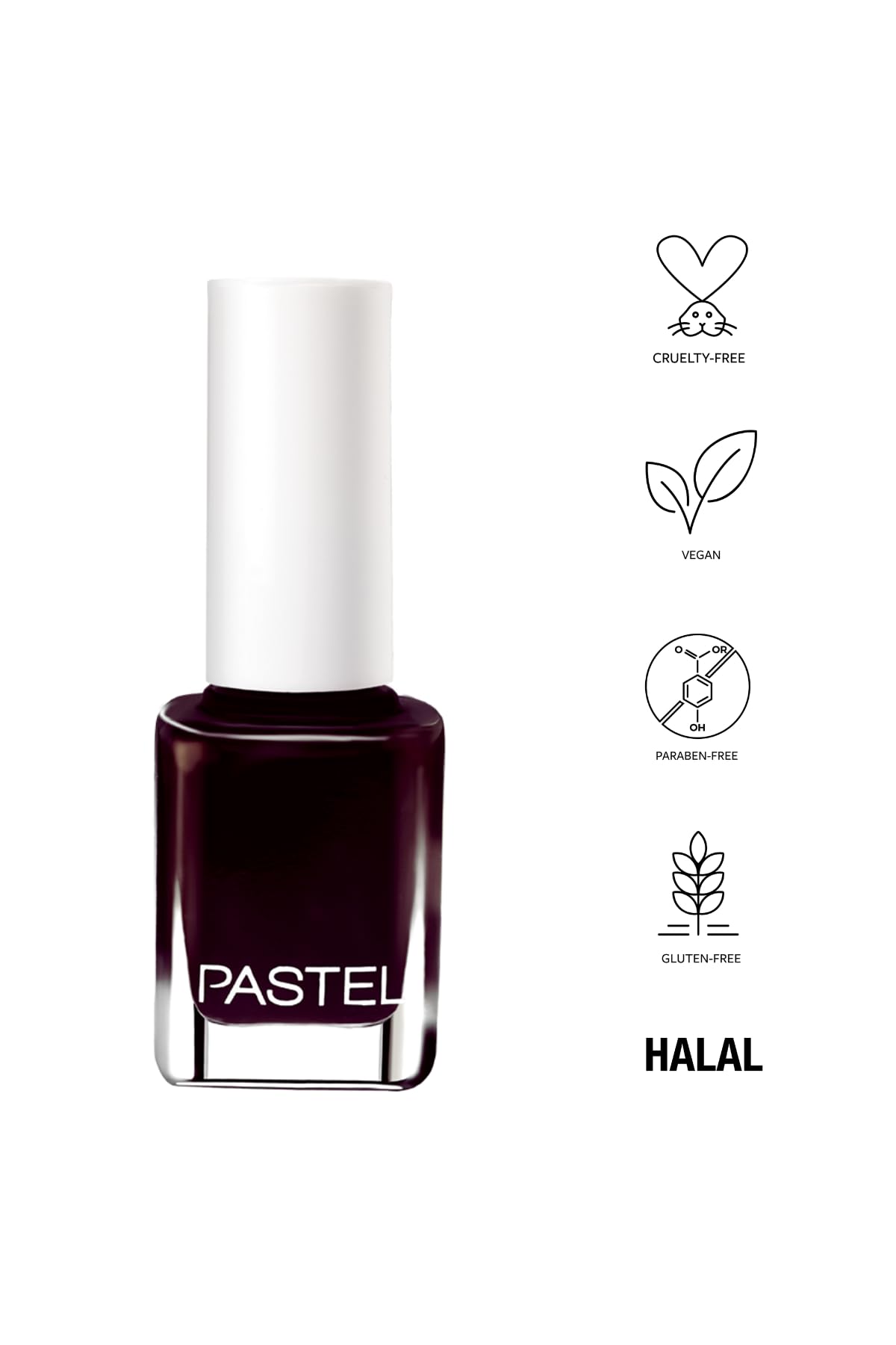 Pastel Vegan Nail Polish - 13ml, Cruelty-Free &amp; Non-Toxic, Pastel Nail Color
