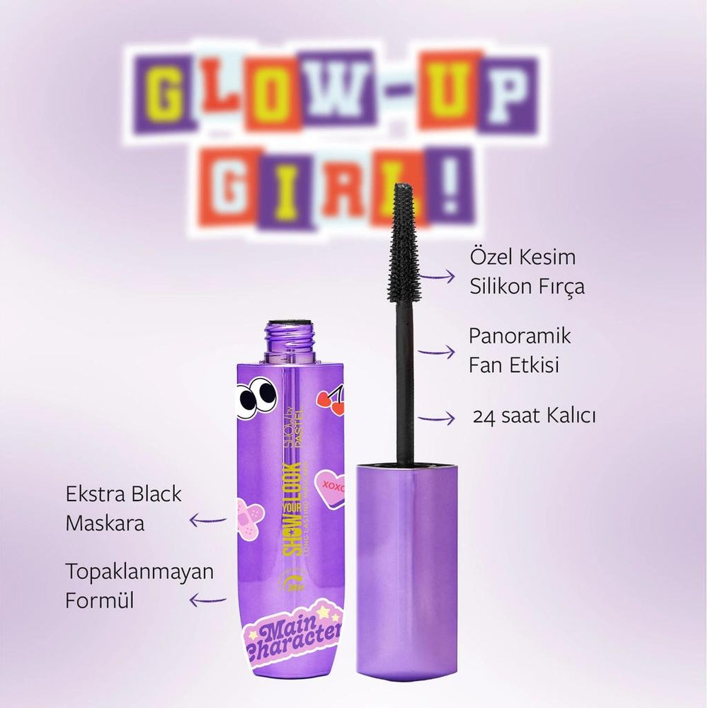 Show by Pastel Glow Up Girl Look Mascara for Volume & Length
