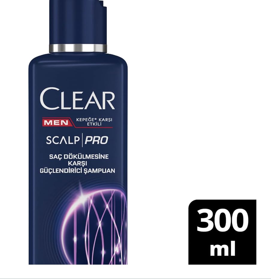 Clear Men Anti-Hair Loss Shampoo - Reduces Hair Loss, Strengthens Hair, 11.83 fl oz