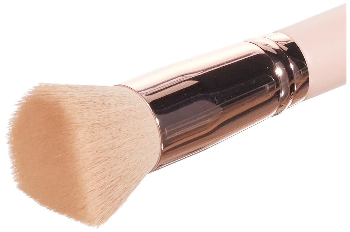 Nascita Soft Colors Kabuki Foundation Brush - 353: Anti-Bacterial, Synthetic Bristles for Flawless Liquid Foundation App