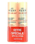 Nuxe Reve de Miel Lip Moisturizing Stick Set - 2x4g Natural Lip Care, Paraben-Free Cosmetics
