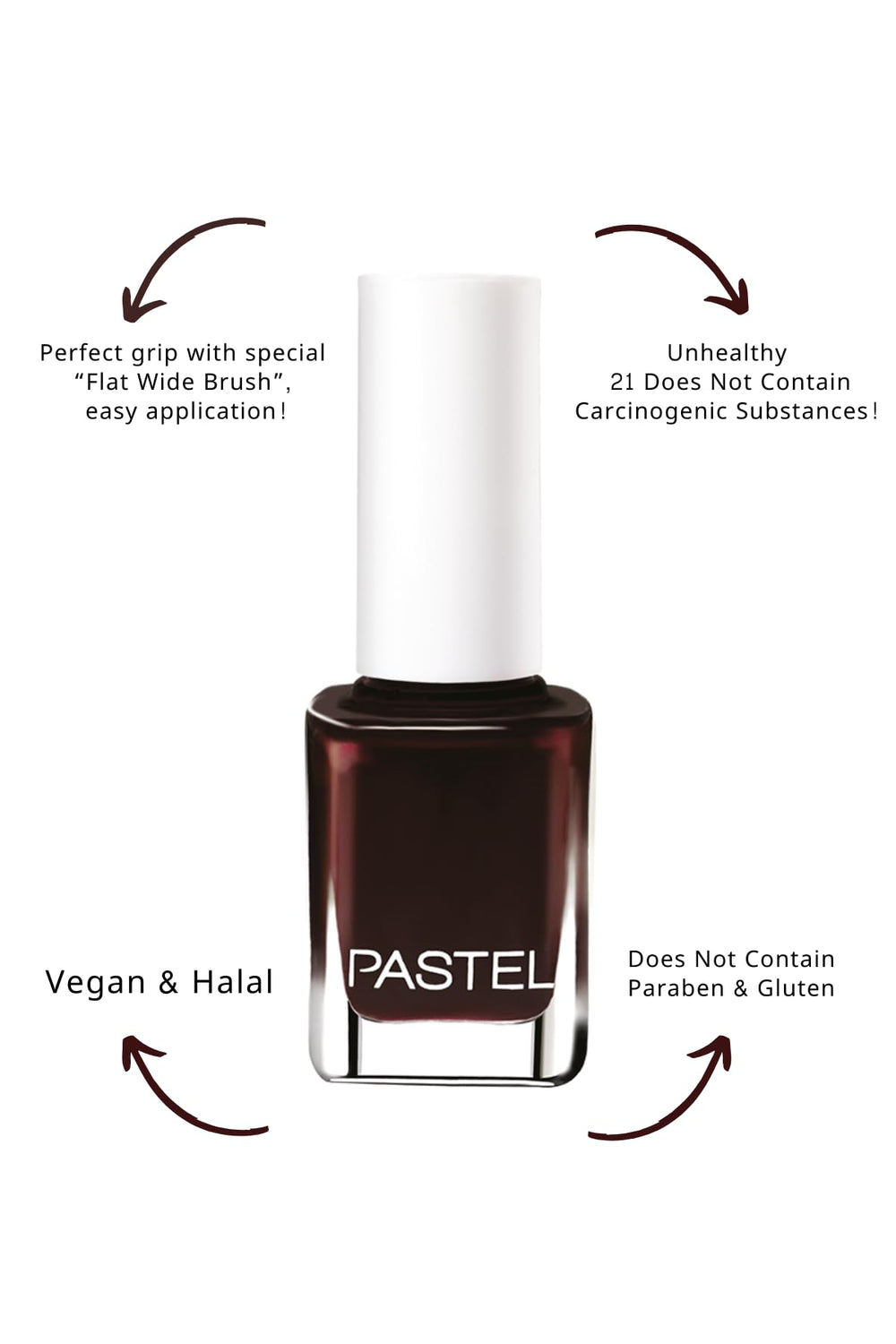 Pastel Nail Polish 80 - Vibrant Colors | Cruelty-Free | 0.44 Fl Oz
