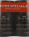 Nuxe Men 24HR Protection Deodorant - Natural, 24-Hour Odor Protection for Men, Aluminum-Free & Paraben-Free