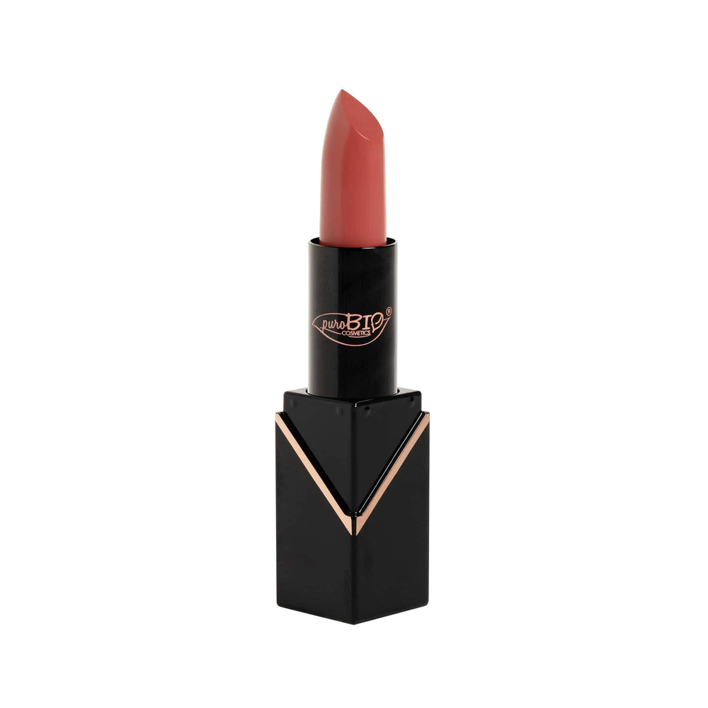 PuroBio Semi-Matte Lipstick - Paraben-Free, Moisturizing Lip Color with Full Coverage - Italian Mineral Makeup