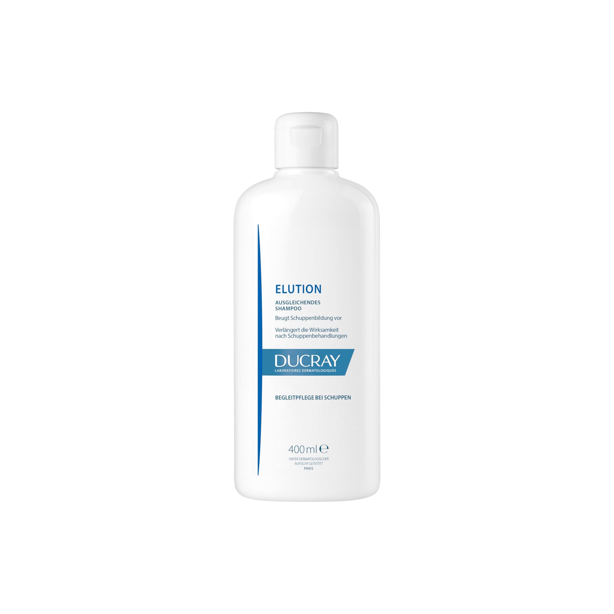 Ducray Elution Gentle Balancing Shampoo for Colored Hair - 400ml, Preserves Color &amp; Gentle for Frequent Use