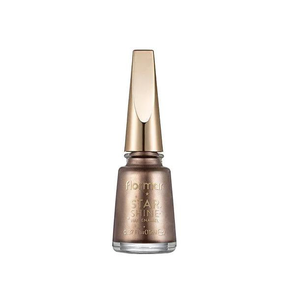 Flormar Metallic Nail Polish - Flormar Star Shine SSNE-02 Famous - Long Lasting Nail Enamel with High Pigment Flormar Star Shine Metallic Nail Polish - Long Lasting & High Pigment Metallic Nail Polish, Long Lasting Nail Enamel, Flormar Star Shine, High Pigment Nail Polish, Nail Color with Metallic Finish, Beauty Essentials, Nail Care, Cosmetics, Makeup, Beauty Products, Nail Polish with Metallic Finish, Durable Nail Polish, Easy Application Nail Polish