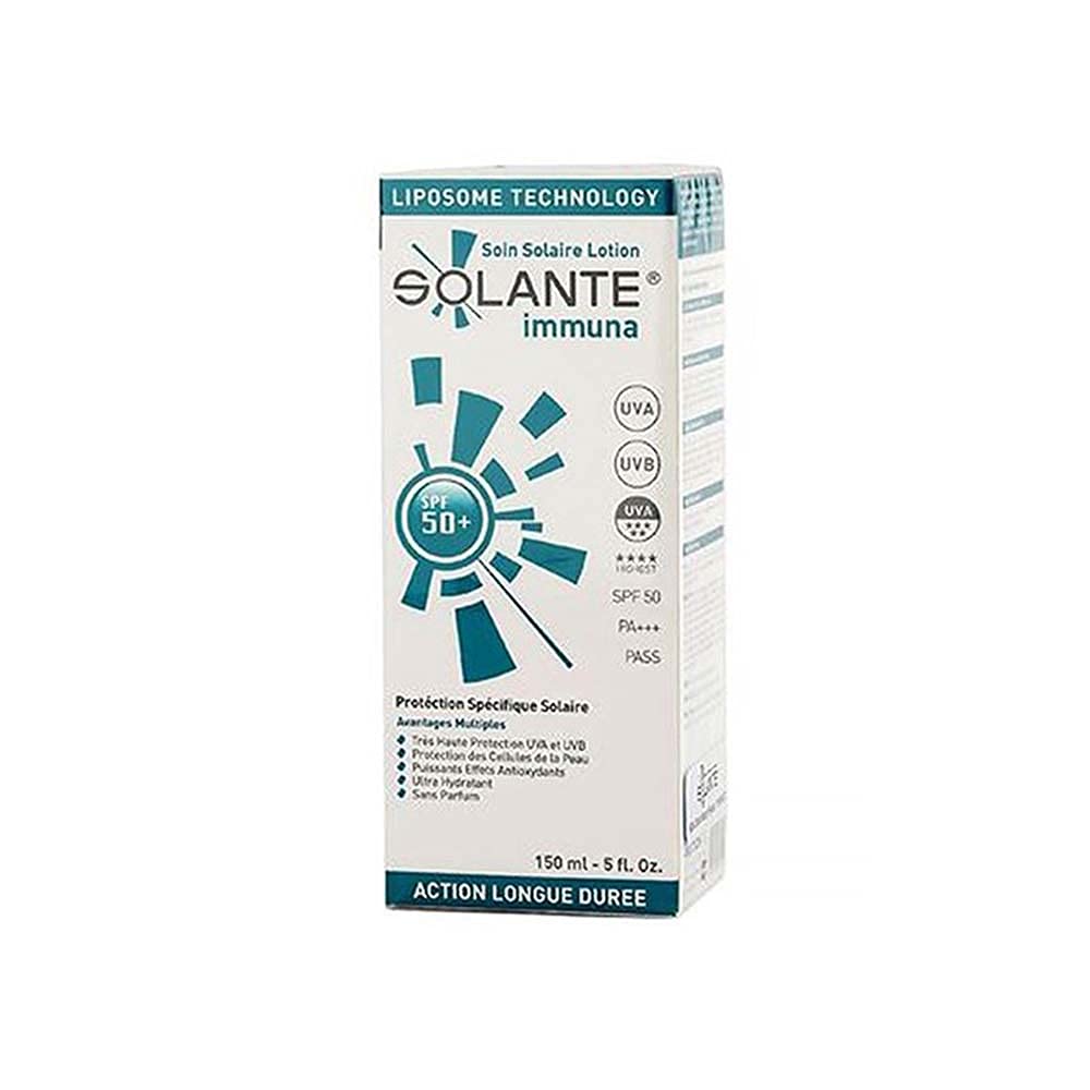 Solante Immuna Sunscreen for Sensitive Skin - High SPF 50+ Anti-Aging Sun Protection - Water-Resistant, Fragrance-Free, 5.07 fl oz - image 8