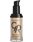 Golden Rose Total Cover 2 in 1 Foundation & Concealer - Oil-Free, SPF 15, Vitamin E - 30ml