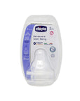 Chicco Baby Bottle Nipple Silicone Anti-Colic Valve 2 Months+ - Soft, Flexible, and Physiological Design