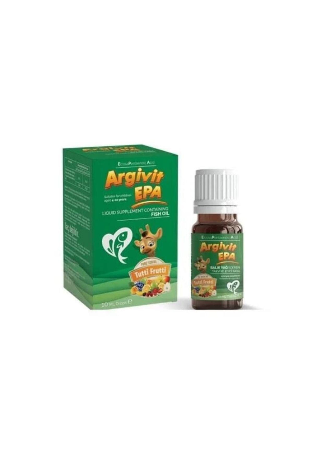 Argivit Omega-3 EPA Drops 10ml - Heart Health Supplement in Liquid Form