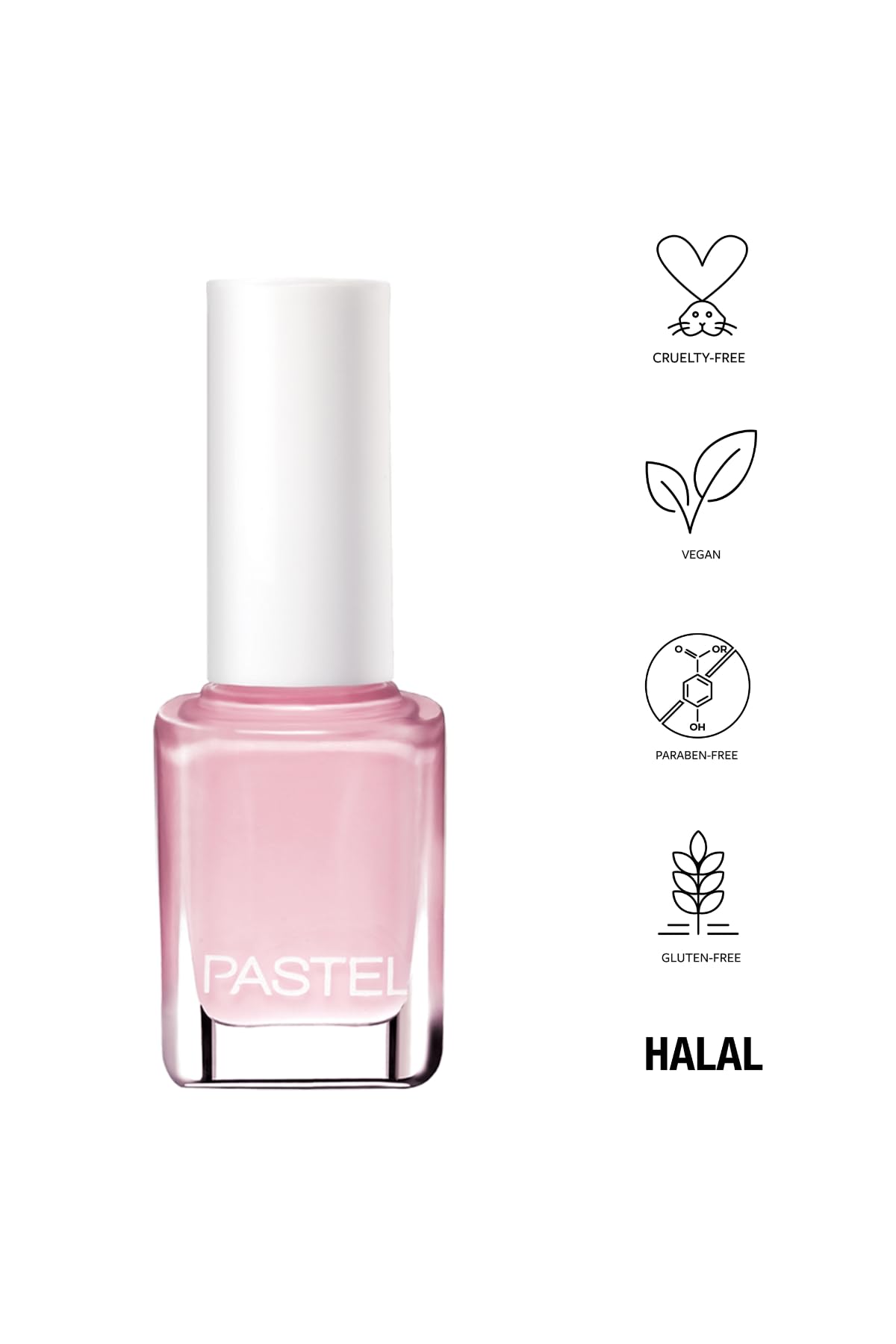 Oje Pastel 08 Nail Polish 13ml - Pastel Nail Color for Nail Decoration