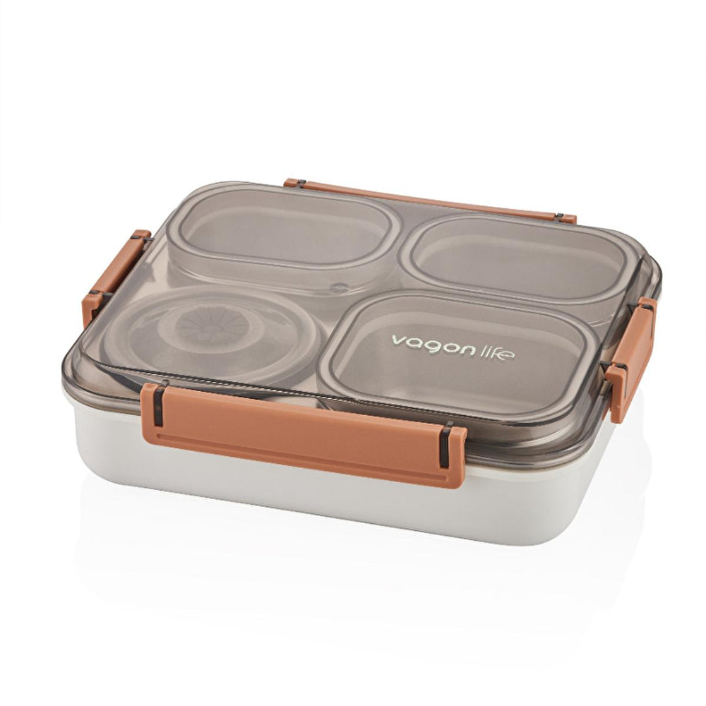 Vagon Life 1200ml Stainless Steel Lunch Box - Leakproof Bento Box with Compartments for Fresh Food Storage, Durable Metal Food Container Vagon Life Stainless Steel Lunch Box - Bento Box with Compartments stainless steel lunch box, bento box, food container, lunch box with compartments, leak proof lunch box, reusable lunch box, food storage container, metal lunch box, lunch box, food storage, stainless steel container, bento, meal prep, lunch, reusable container, durable lunch box, leakproof, compartments, f