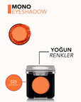 Flormar Mono High-Pigment Shimmer Eyeshadow 4g