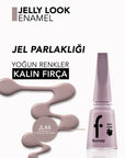 Flormar Jelly Look High-Shine Gel Effect Nail Polish 11ml