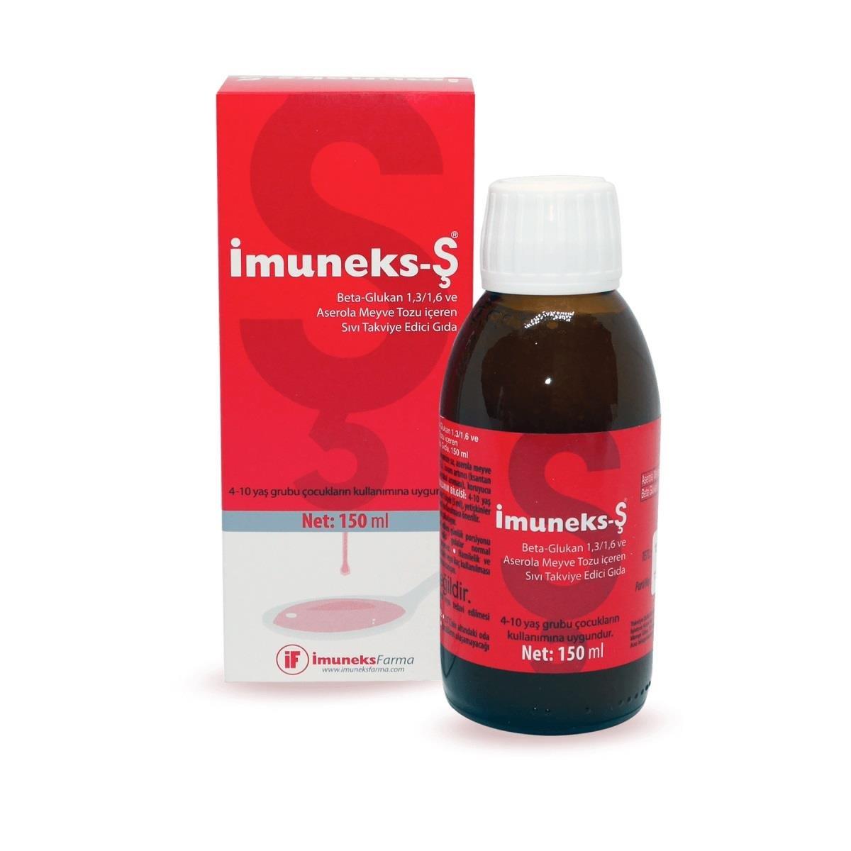 İmuneks Immune System Support Supplement for Kids - 150ml Dietary Supplement Syrup with Beta-Glucan & Vitamin C İmuneks Kids Immune Supplement - 150ml Syrup immune system supplement for kids, Beta-Glucan children's supplement, liquid vitamin C supplement, children's health supplement, dietary supplement syrup for children, kids immune support, natural supplements for children, health supplements for kids, pediatric supplement, child health products