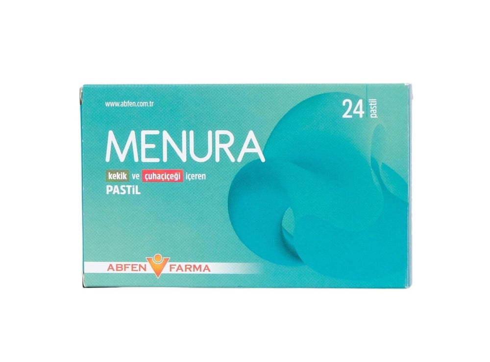 Menura Thyme and Evening Primrose Throat Lozenges - Natural Relief for Irritated Throats, Herbal Soothing Pastilles, Pack of