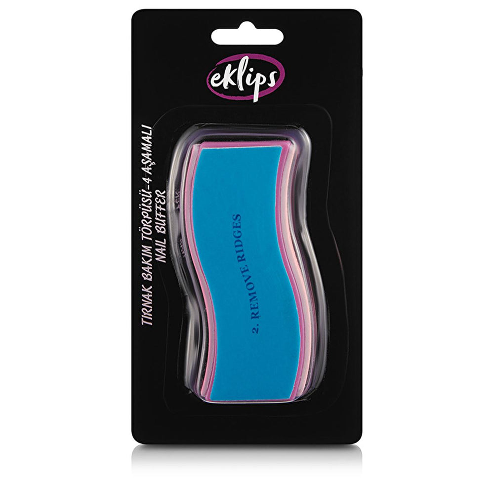 Eklips 4-Step Nail Care File Kit for Manicure and Nail Grooming - Professional Nail Shaping and Polishing Tool - Nail Polish