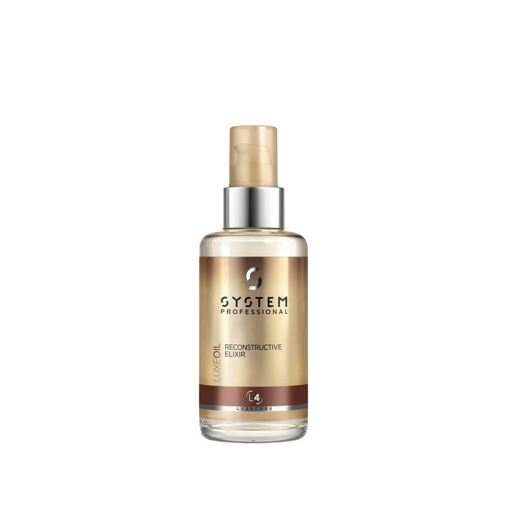 Wella System Professional Reconstructive Luxeoil Elixir Hair Care Oil - 100ml Luxurious Hair Treatment for - Hair Mask