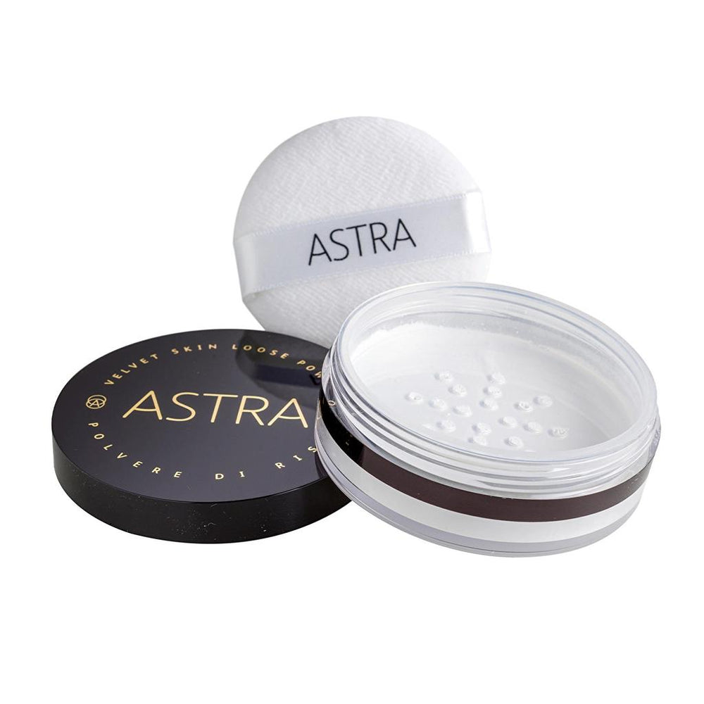 Astra Velvet Skin Loose Powder Ghost for a Matte Finish 12g